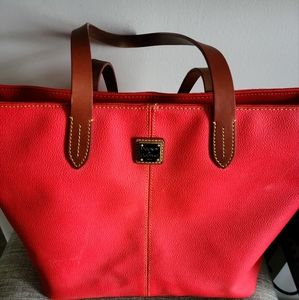 Dooney and Bourke orange large tote